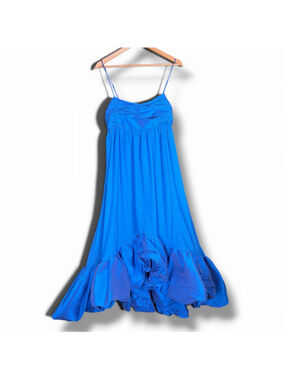 Maeve by Anthropologie Blue Maxi Dress Size S